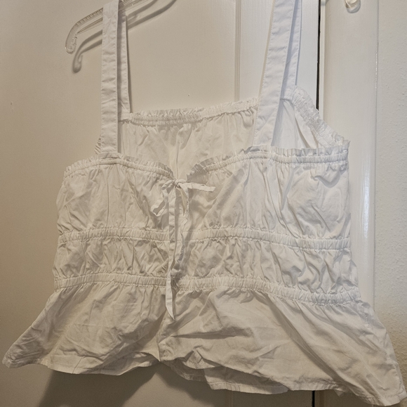 Madewell white cotton tank top - Picture 3 of 5